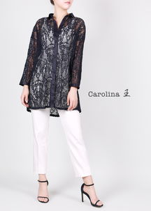 蕾丝的别样风情 Carolina王蕾丝服饰的优雅诠释